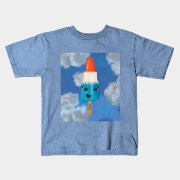 Ross Rocket Kids T-Shirt by LozMac